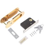 Poigne de verrouillage de porte coulissante antivol avec cls pour quincaillerie de meubles en bois ...