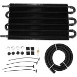 Radiateur de refroidissement à distance en aluminium universel de kit de refroidisseur d'huile de moteur ... Radiateur de refroidissement à distance en aluminium universel de kit de refroidisseur d'huile de moteur ...