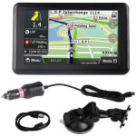 Gistuch - universal 5 pouces �cran tactile voiture navigator gps navigation ddr256m 8g mp3 fm carte d'europe ...