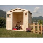 Giulia chalet en bois cm200x200 pin non trait� losa blockhouse