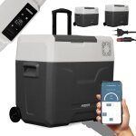 Glaci�re � compresseur avec roues 47 l r�frig�rateur de voiture app - arebos