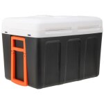 Glacire portable adler ad 8090 40 l, noir et blanc