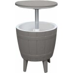 Glaci�re table d'appoint de jardin en r�sine beige gardiun cosmopolitan 37 l 48, 5x48, 5x57 / 82cm 3 ...