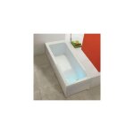 Baignoire rectangulaire coque mod. agate avec panneaux