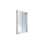 Glaszentrum hagen - 135x195cm porte de niche cabine de douche - sans bac de douche
