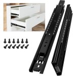Glissiere pour tiroir 350 mm glissi�re de tiroir lat�ral rail coulissant coulisse tiroir sortie totale ...