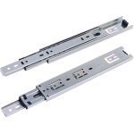 Glissi�res de tiroir � fermeture amortie, capacit� de charge de 45 kg, roulement � billes, 1 paire
