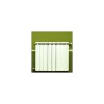 Global - radiateur fonte alu 1296w chauffage central 8 lments klass 800 blanc