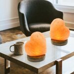 Lampe de table lampe de table lampe d�corative lampe d'appoint lampe de sel lampe en cristal lampe de ...
