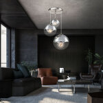 Lampe suspendue lampe suspendue lampe suspension lampe boule salle � manger lampe chambre, 3 flammes, ...