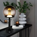 Globo lighting - lampe de table champignon noir fumée lampe de table touchdimmer batterie lampe d'appoint ... Globo lighting - lampe de table champignon noir fumée lampe de table touchdimmer batterie lampe d'appoint ...