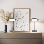 Globo lighting - lampe de table lampe de table  variateur tactile batterie rglable en hauteur lampe ...