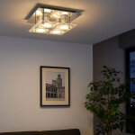 Globo - plafonnier salon lumi�re salle � manger lampe plafonnier chambre lampe cuisine lumi�re, verre ...