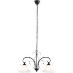 Globo - suspension - aries - marron - m�tal - lustre - e27 -
