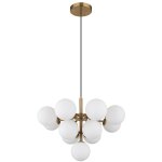 Suspension plafonnier lampe suspendue or salle à manger lumière boules de verre d 56 cm Suspension plafonnier lampe suspendue or salle à manger lumière boules de verre d 56 cm