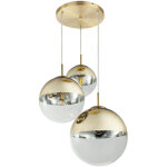Globo - suspension - varus - or - verre - � 51cm - e27 - 15855 - 3