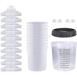 Gobelet de mlange de peinture - gobelet de peinture de voiture transparent - pistolet  peinture pneumatique ...