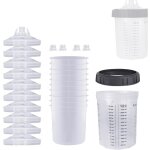 Gobelet de mlange de peinture - gobelet de peinture de voiture transparent - pistolet  peinture pneumatique ...