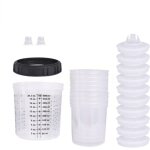 Gobelet de pulv�risateur, gobelet jetable pour pistolet � peinture hvlp, syst�me de gobelets avec insert ...