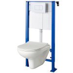 Godart - pack wc suspendu bti universel avec cuvette sans bride compo