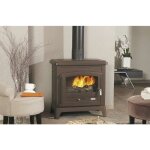 Godin - poêle bois bûche fonteval 10kw - anthracite - 389143 Godin - poêle bois bûche fonteval 10kw - anthracite - 389143