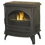 Godin - pole  bois fonte 7kw anthracite 366109