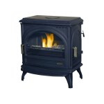 Poêle à bois fonte - petit carvin - 9 kw - peint anthracite - thermostat godin 366102 Poêle à bois fonte - petit carvin - 9 kw - peint anthracite - thermostat godin 366102