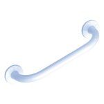 Barre 30 cm acier epoxy blanc skin