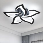 Goeco ? plafonnier led 60w 4600lm diam�tre 60cm ? lumi�re blanche froide 6000k ? m�tal et acrylique ? ...