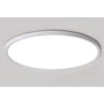 Goeco - plafonnier led lampe de plafond ronde ip44 luminaire pour chambre salle de bain cuisine couloir ...
