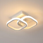Goeco plafonniers led modernes, 24w 2700lm petit plafonnier led carr luminaires intrieur pour chambre ...