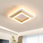Goeco - plafonnier led moderne, 30 w 3600 lm gomtrique design luminaire plafonnier dor en acrylique ...