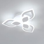 Goeco plafonnier led moderne, 40w 4500lm luminaire plafonnier led créatif pétales design, blanc froid ... Goeco plafonnier led moderne, 40w 4500lm luminaire plafonnier led créatif pétales design, blanc froid ...