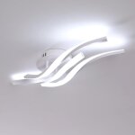 Goeco - plafonnier led, moderne lampe de plafond 24w 2700lm, cr�atif luminaire plafonnier pour coucher ...