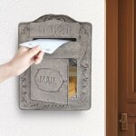 Gojoy - bo�te aux lettres murale vintage, style r�tro, antique, pour murs, portes et garages