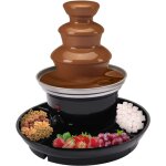 Fontaine � chocolat � 3 �tages - en acier inoxydable - 40 w - fonction maintien au chaud - capacit� : ...