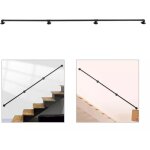 Main courante pour marches d'escalier, kit de rampe murale pour intrieur de maison, main courante escalier ...