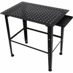 Table de soudage 92 x 60 x 85 cm - plaque perfor�e - table de soudage mobile - console de soudage - ?illets ...