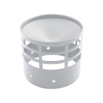 Cheminee grille d?evacuation ou aspiration acier inox d. 80 mm. conduit de cheminee pellet . Cheminee grille d?evacuation ou aspiration acier inox d. 80 mm. conduit de cheminee pellet .