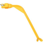 Golf swing training aids swing practice trainer gesture correcteur pour d�butants jaune 1pc