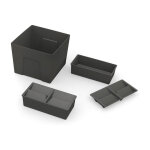 Gollinucci - boite multi usage - mat�riau : plastique - d�cor : anthracite - largeur : 254 mm - hauteur ...