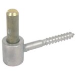 Gond � vis bois diam�tre 10 x l 75 mm en inox 316 passiv� axe laiton diam�tre 14 - torbel industrie