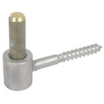 Gond  vis bois diamtre 10 x l 75 mm en inox 316 passiv axe laiton diamtre 16 - torbel industrie