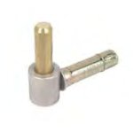 Gond � vis m�taux inox 316 avec cheville axe � 14 mm - torbel industrie