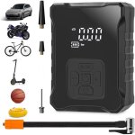 Gonfleur electrique, mini compresseur d'air 150psi pompe  vlo lectrique avec affichage led numrique ...