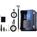 Gonfleur electrique, mini compresseur d?air 150psi pompe � v�lo �lectrique avec affichage led num�rique ...