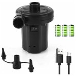 Gonfleur de piscine pompe �lectrique, pompe air rechargeable avec 3 buses - gonfleur et d�gonfleur rapide ...