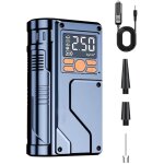 Gonfleur de pneu portable pour voiture, pompe gonflable mod��les filaires, pompes �� pneus �� affichage ...