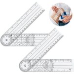 Goniometre kiné, 2pcs professionnel 360 degré multi - règle angle 14 pouces colonne vertébrale médicale ... Goniometre kiné, 2pcs professionnel 360 degré multi - règle angle 14 pouces colonne vertébrale médicale ...