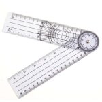 Goniometre kin�, professionnel 360 degr� multi - r�gle angle 14 pouces colonne vert�brale m�dicale